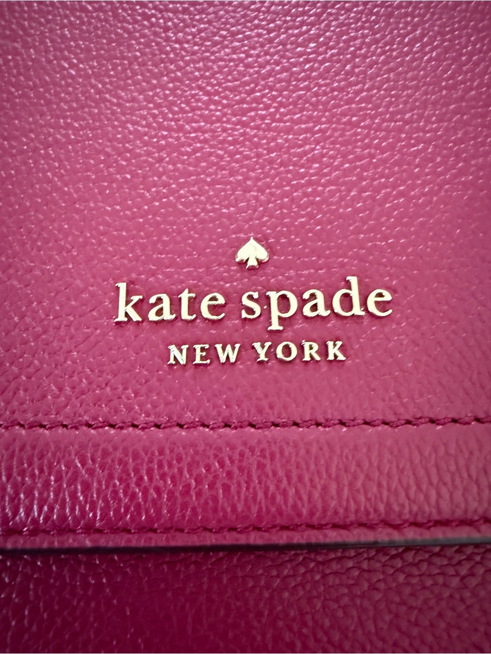 kate spade new york Small Crossbody Bag Blackberry Gold Magnetic Detachable - Picture 3 of 10